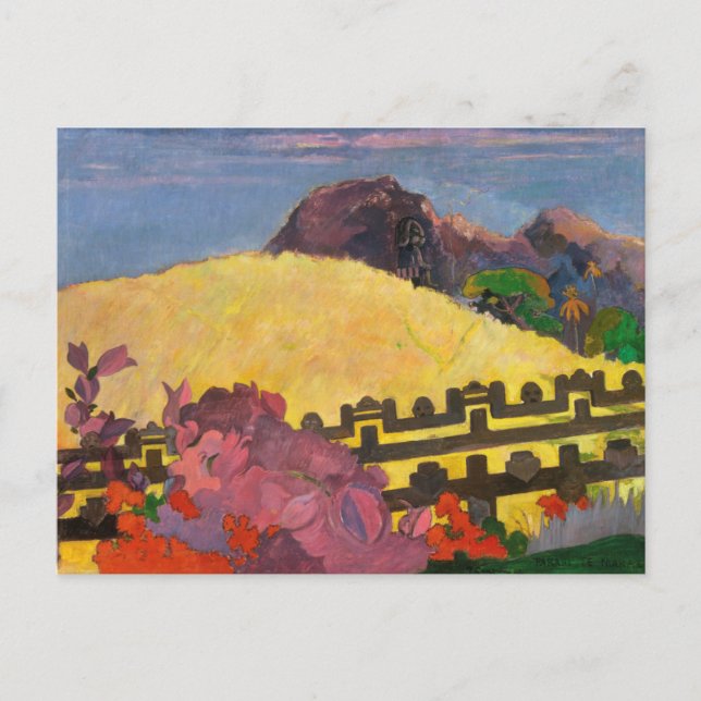 Parahi Te Maras par carte postale Paul Gauguin (Devant)