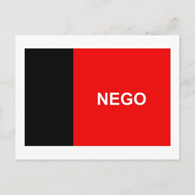Paraíba, Flagge Brasiliens Postkarte (Vorderseite)