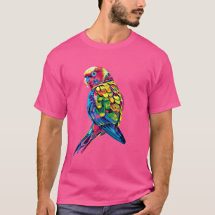 Parakeet Budgie Budgerigar Parrot Popart T-Shirt
