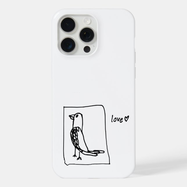 Parakeet-Phonecase iPhone 15 Pro Max Hülle (Rückseite)