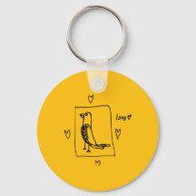 Parakeet Schlüsselanhänger