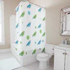Parakeet Shower Curtain Duschvorhang