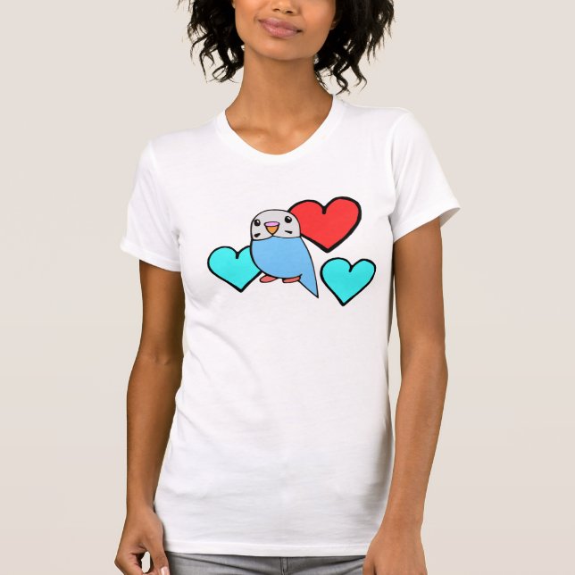 Parakeetbudgerigar-T-Shirt T-Shirt (Vorderseite)