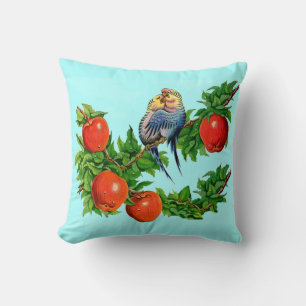 Parakete in Liebe Kissen