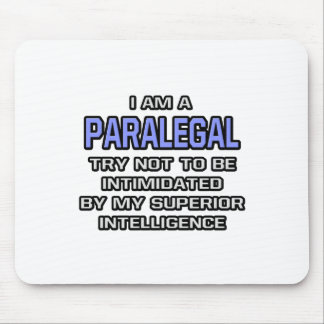 Paralegal Joke ... Überlegene Intelligenz Mousepad