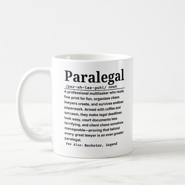 Paralegal Kaffeetasse (Links)