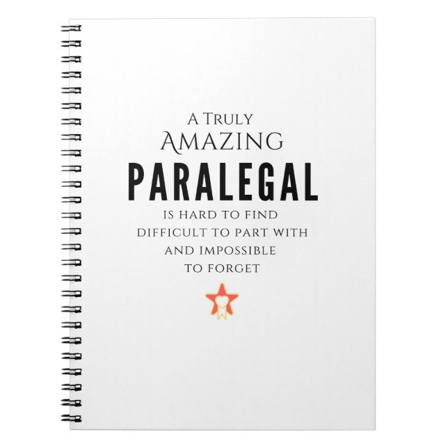 Paralegal Notizblock (Vorderseite)