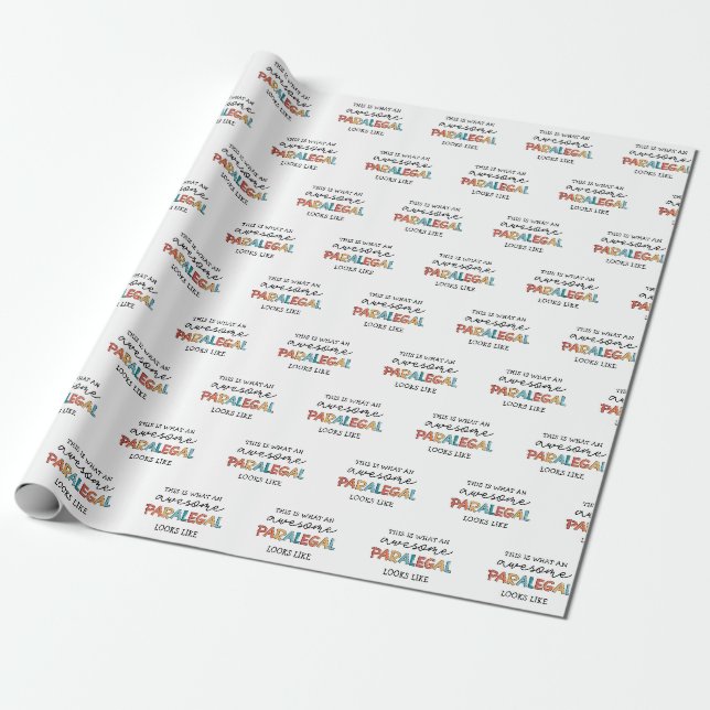 Paralegal Phantastischer Rechtsbeistand Funny Geschenkpapier (Ungerollt)