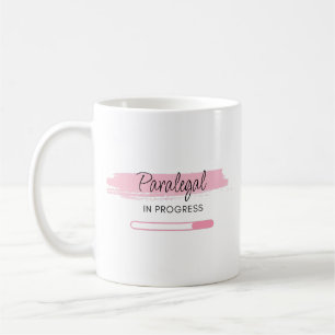 Paralegal Pinselstrich Personalisierte Herzbezeich Kaffeetasse