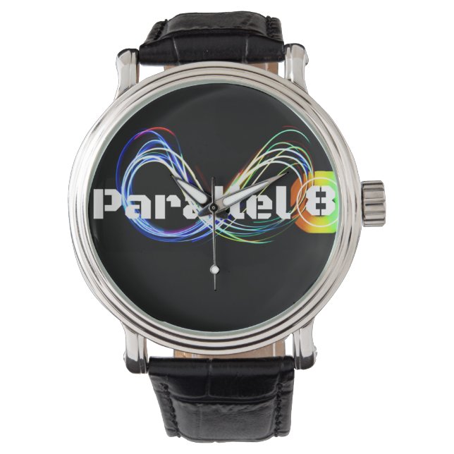 Parallel8 Gamer-Uhr Armbanduhr (Vorderseite)