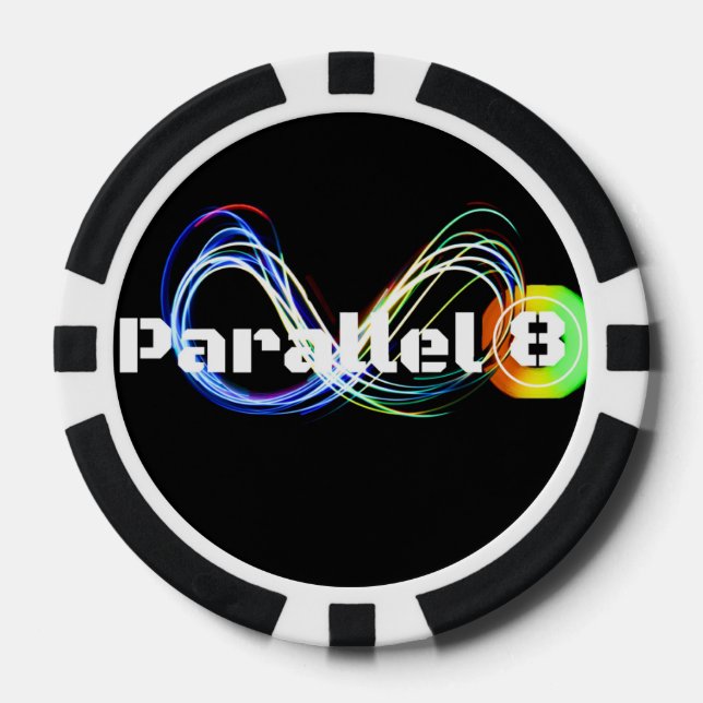 Parallel8-Poker-Chip Pokerchips (Vorderseite)