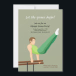 Parallel-Bars-Gymnastik Einladung<br><div class="desc">Wenn Sie ein Olympia-Party hosten, ist diese Einladung für Sie! Es verfügt über einen Gymnastsportler an parallelen Bars. Entworfen von Freepik. () Die Karte ist leicht anzupassen mit Ihrem Wortlaut, Schriftart, Schriftart Farbe, Papierform Optionen und Auswahl von sechs Papiertypen.() Nicht genau, was Sie suchen? Alle unsere Produkte können auf Ihre...</div>