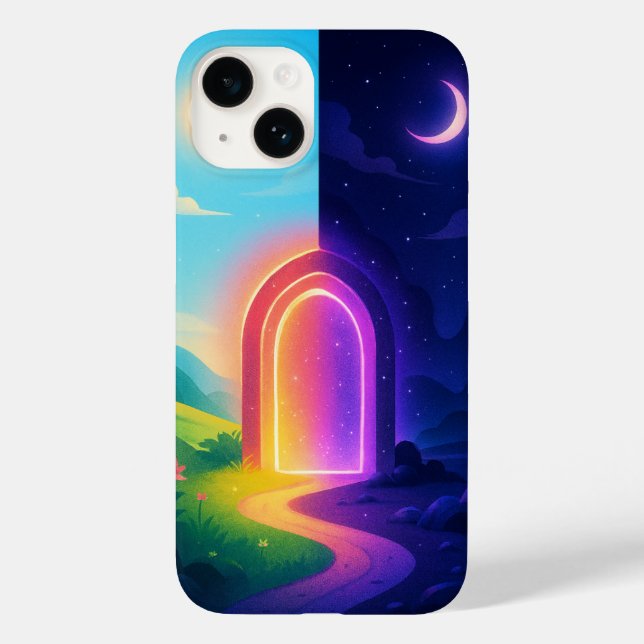 Parallel World iPhone Case - Surreal Duality Gift (Rückseite)