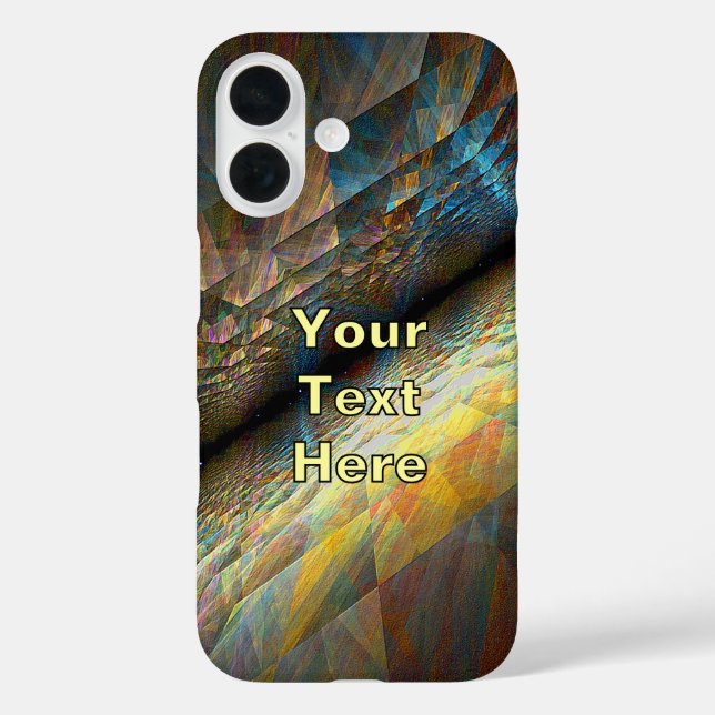 Parallele Ebenen iPhone 16 Hülle (Rückseite)