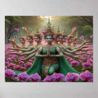 Parallelrealms Durga Goddess Poster
