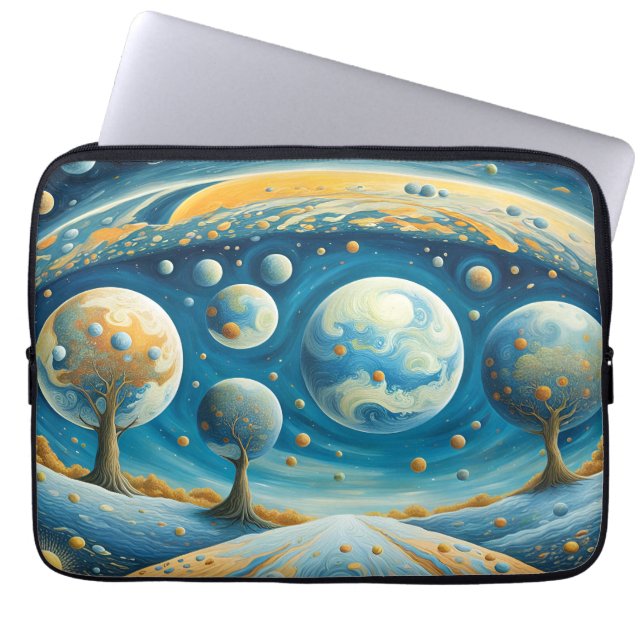 Paralleluniversen Laptopschutzhülle (Vorderseite)