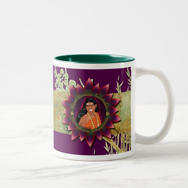 Paramahansa Nithyananda Zweifarbige Tasse (Rechts)
