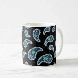 Paramecien Paisley Biologie Wissenschaft Mikrobe D Kaffeetasse