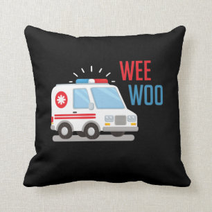 Paramedic Ambulance Car Weo Hospital EMT Kissen