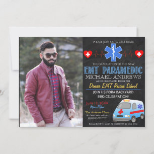 Paramedic EMT Abschluss Einladung