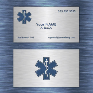 Paramedic EMT EMS Deluxe Visitenkarte
