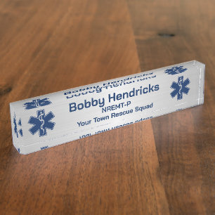 Paramedic EMT EMS Namensplakette