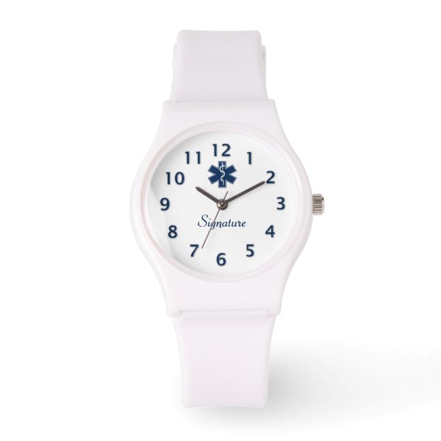 Paramedic EMT EMS Signature Armbanduhr (Vorderseite)