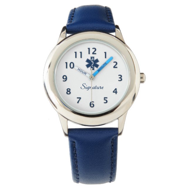 Paramedic EMT EMS Signature Armbanduhr (Vorderseite)