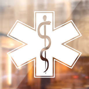 Paramedic EMT EMS Window Clying Fensteraufkleber