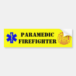 PARAMEDIC-FIREFIGHTER - Autoaufkleber