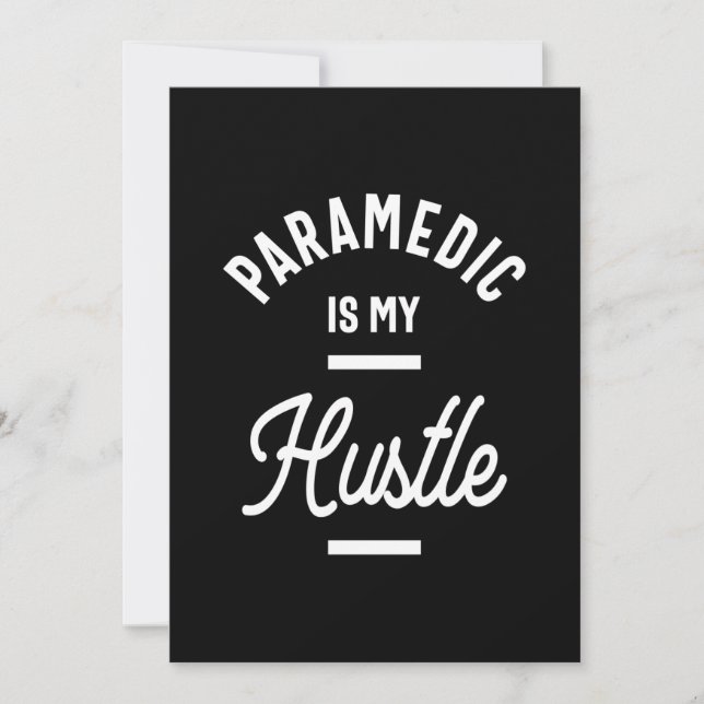Paramedic Job Title Gift Einladung (Vorderseite)