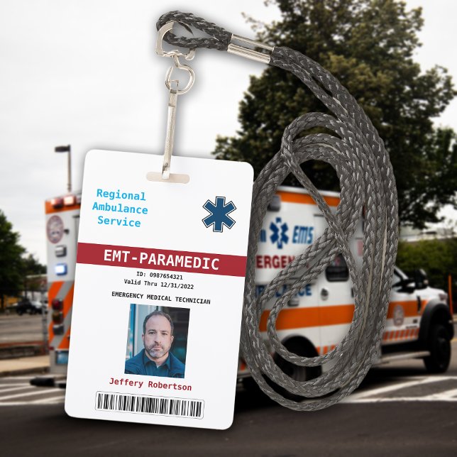 Paramedic Security-ID-Abzeichen Ausweis (Von Creator hochgeladen)