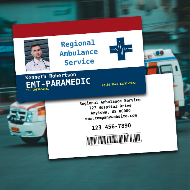 Paramedic Services Visitenkarte (Von Creator hochgeladen)