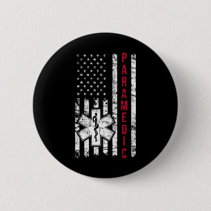 Paramedischer Tag der Unabhängigkeit der amerikani Button