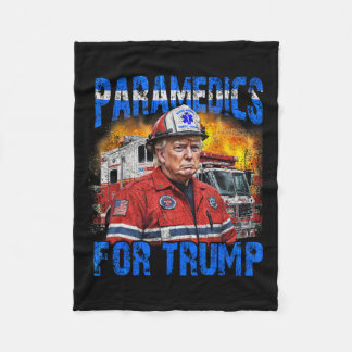 Paramedizin für Trump-lustigen Trump-Feuerwehrmann Fleecedecke
