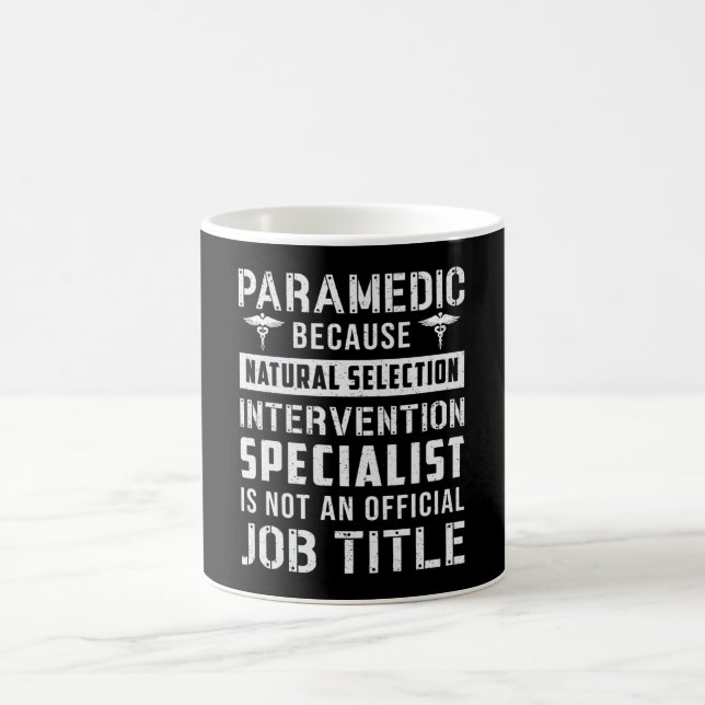 paramedizinisch, weil natürliche Auswahl Ambulanz  Kaffeetasse (Mittel)