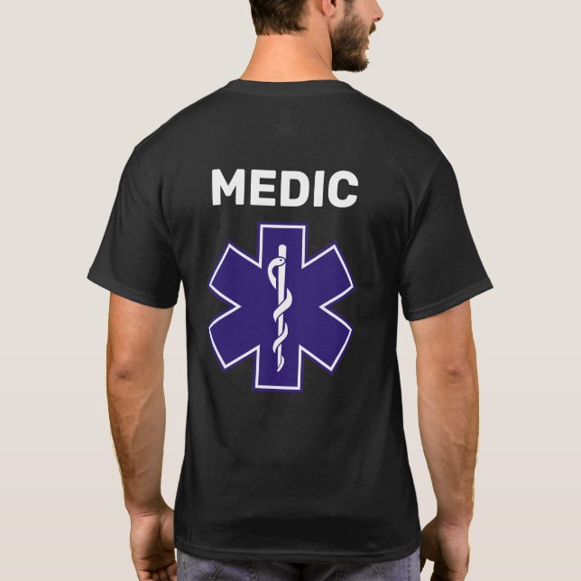Paramètre personnalisé EMT EMS 911 T-Shirt (Dos)