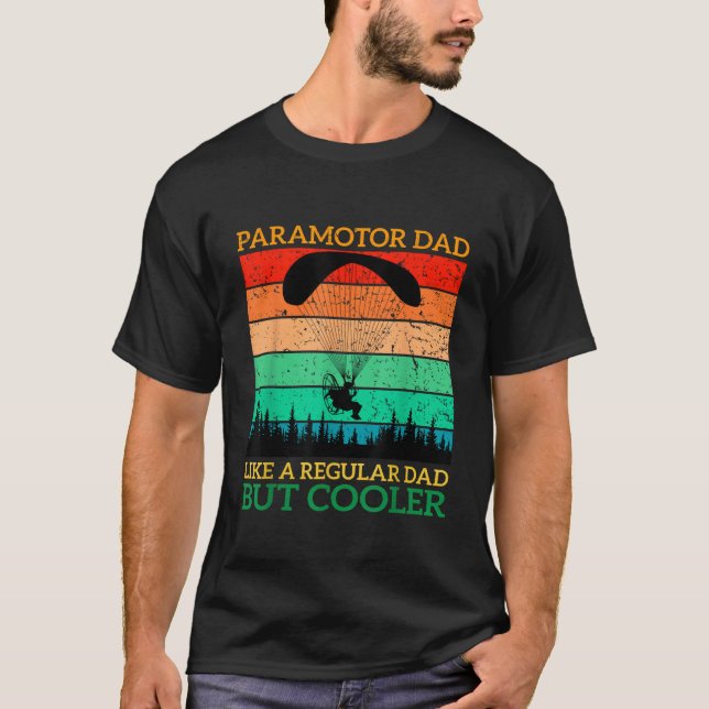 Paramotor Vater Paramotor Powered Paraglider T-Shirt (Vorderseite)