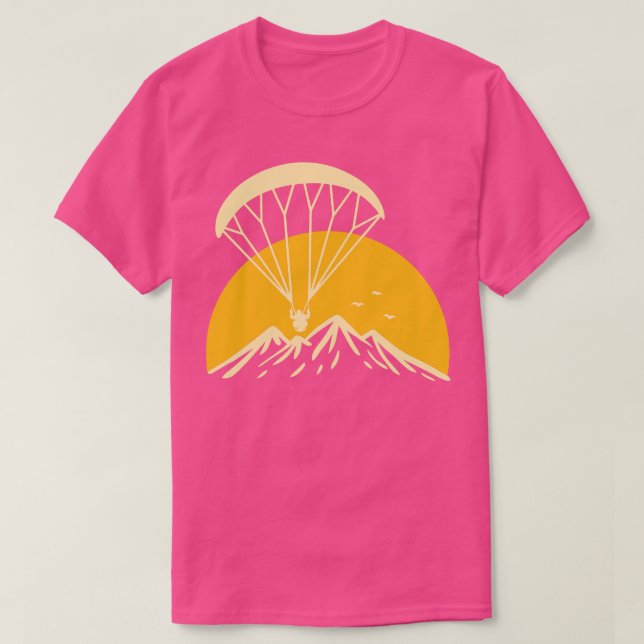 Paramotoring Retro T-Shirt (Design vorne)