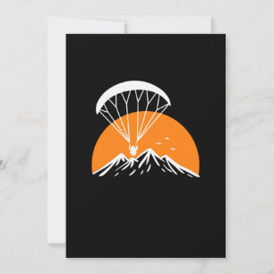 Paramotoring Retro Vintag Einladung