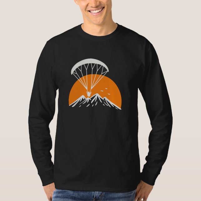 Paramotoring Retro Vintag T-Shirt (Vorderseite)