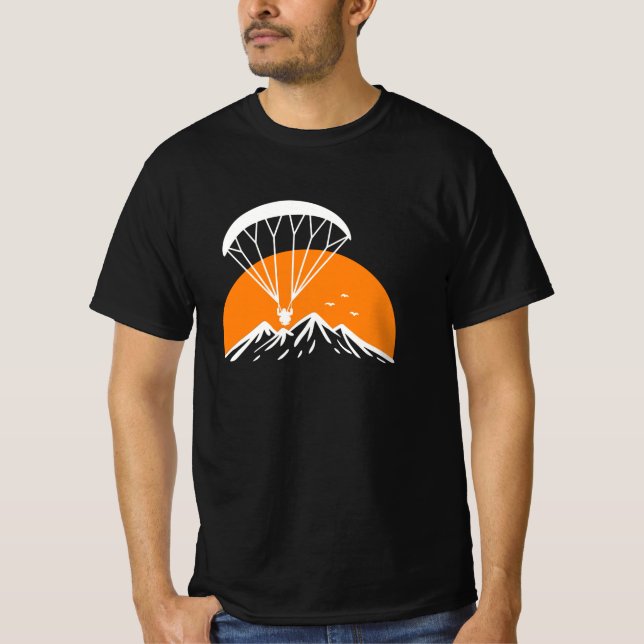 Paramotoring Retro Vintag T-Shirt (Vorderseite)