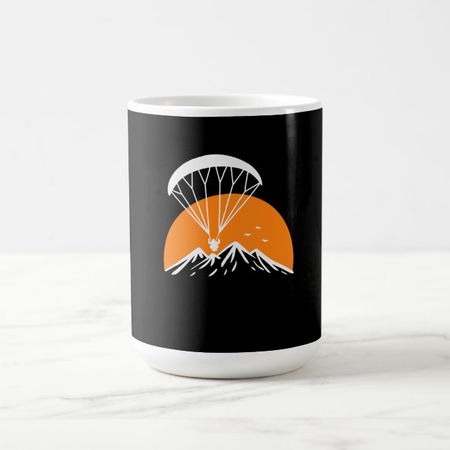 Paramotoring Retro Vintage Kaffeetasse (Mittel)