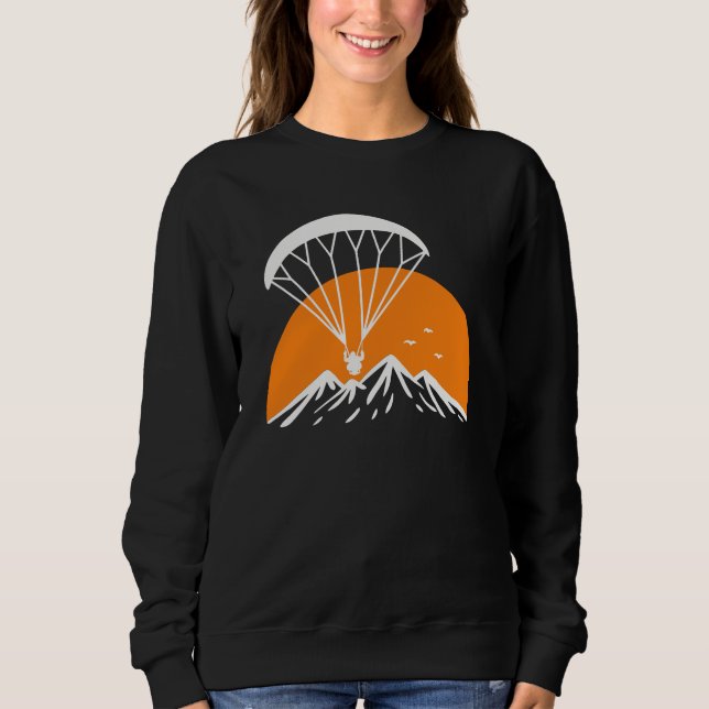 Paramotoring Retro Vintage Sweatshirt (Vorderseite)