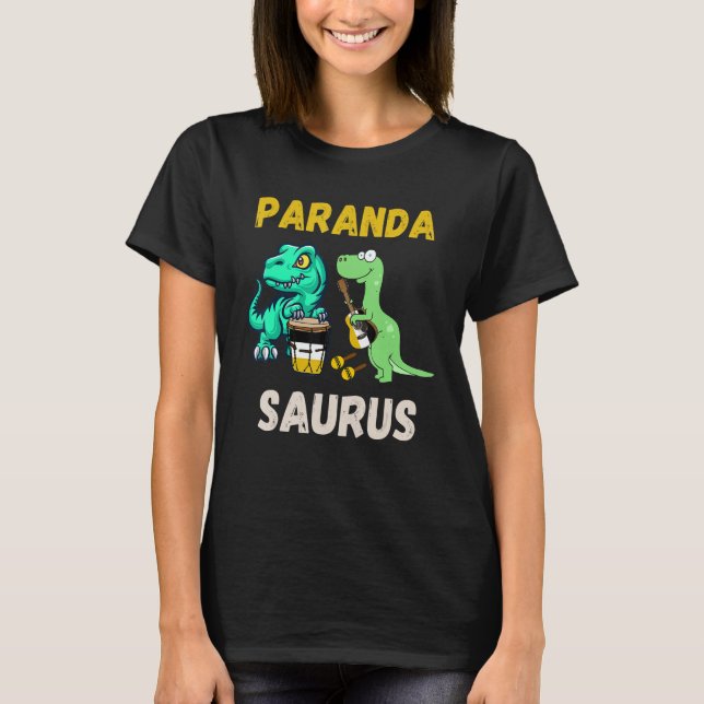 Parandasaurus Dinosaurier spielen Garifuna trorum  T-Shirt (Vorderseite)