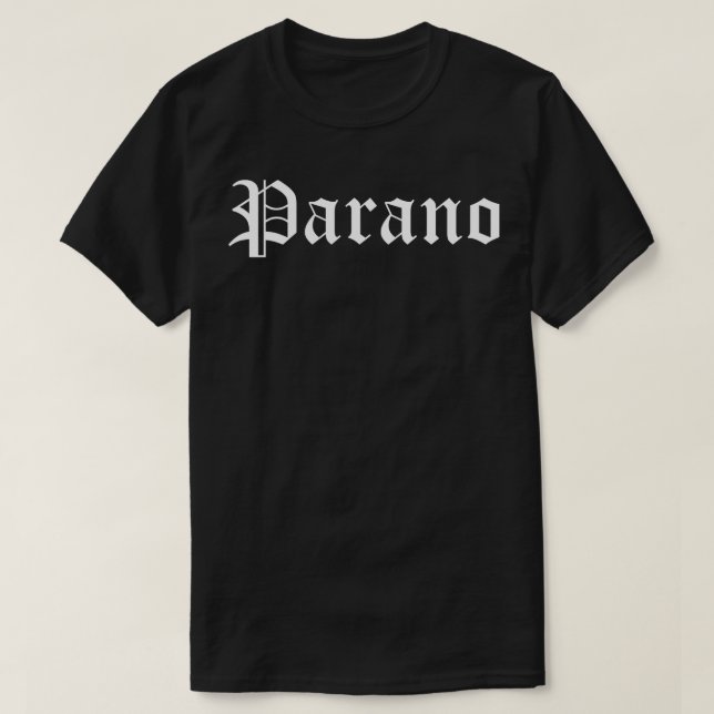 Parano T-Shirt (Design vorne)
