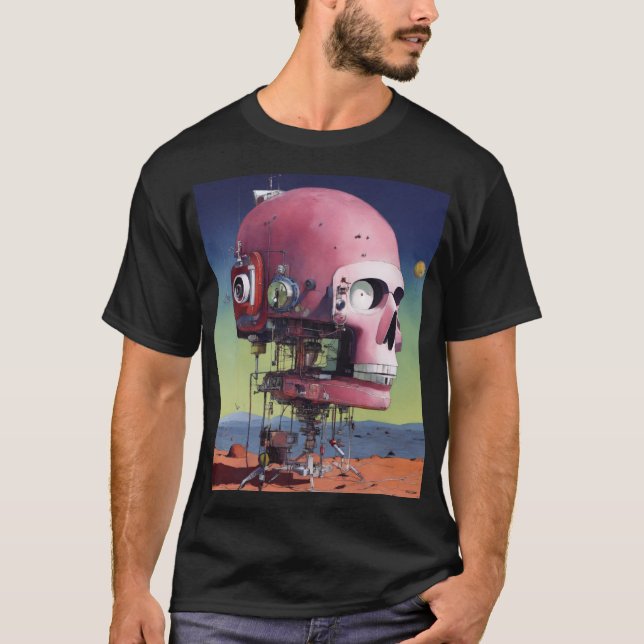 Paranoid Android Wasserfarbe Traumwelt T-Shirt (Vorderseite)