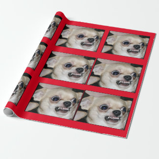 Paranoide Chihuahua verpacken Ihre hohe Angst Geschenkpapier