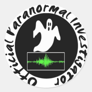 Paranormal Forscher-Aufkleber Runder Aufkleber