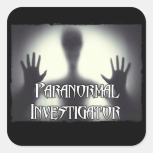 Paranormal Forscher-Geist-Aufkleber Quadratischer Aufkleber